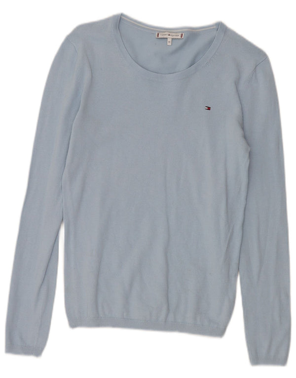 Maglione maglione girocollo da donna Tommy Hilfiger UK 6 XS Blu