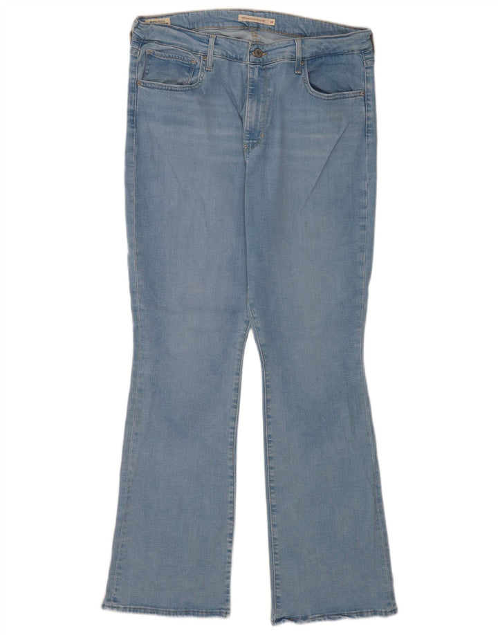 Jeans Levi's da donna 725 a vita alta bootcut W34 L32 Lyocell blu