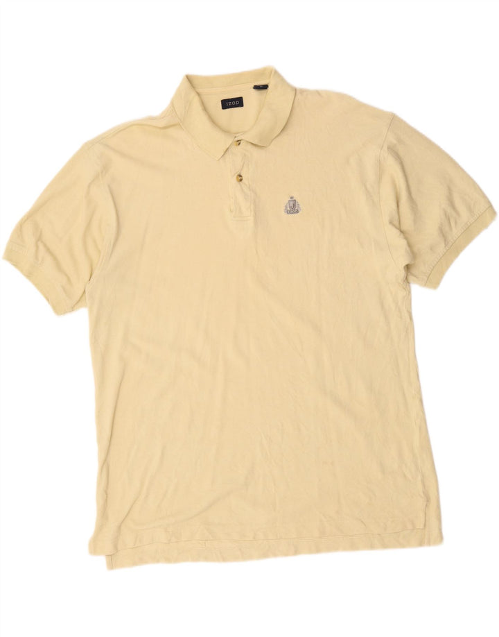 Polo da uomo Izod XL in cotone giallo