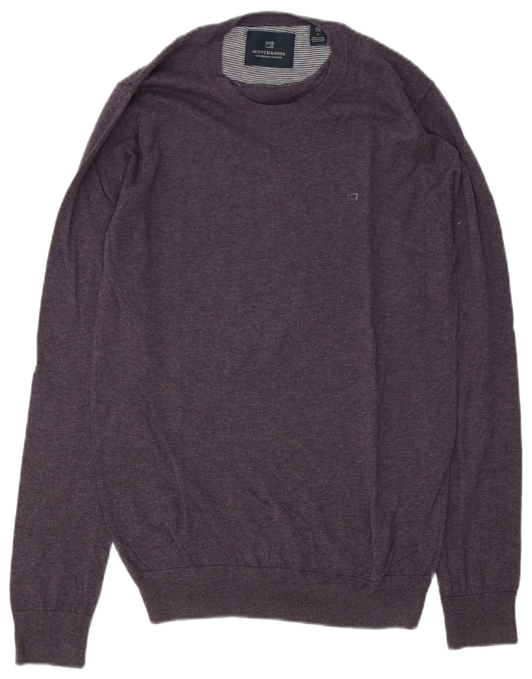 Maglione maglione girocollo da uomo Scotch & Soda piccolo viola