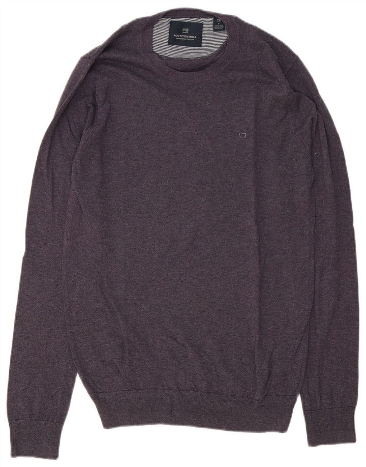 Maglione maglione girocollo da uomo Scotch & Soda piccolo viola