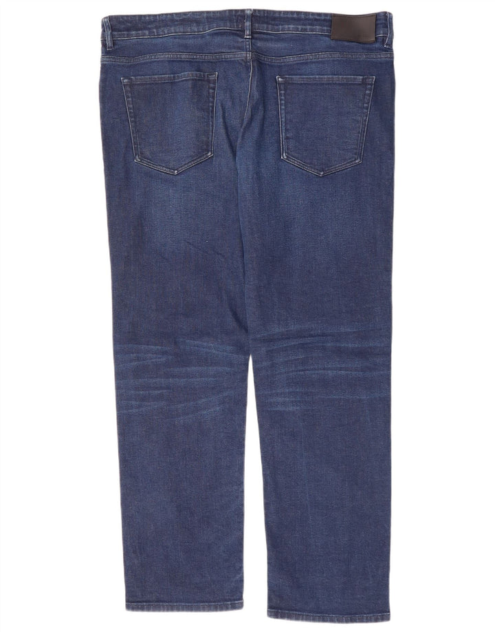 Jeans dritti da uomo HUGO BOSS W40 L32 cotone blu