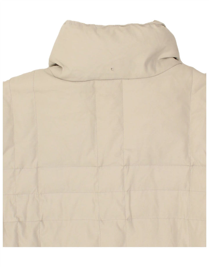 DIADORA Womens Padded Coat UK 16 Large Grey Polyester Vintage Diadora and Second-Hand Diadora from Messina Hembry 