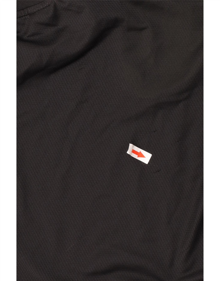 T-shirt grafica da ragazzo Adidas Top 9-10 anni in poliestere color block nero