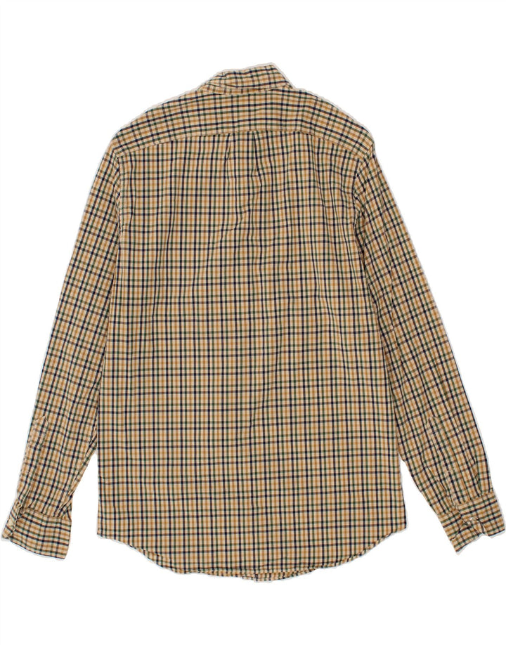 J. CREW Mens Classic Shirt Medium Multicoloured Check Vintage J. Crew and Second-Hand J. Crew from Messina Hembry 
