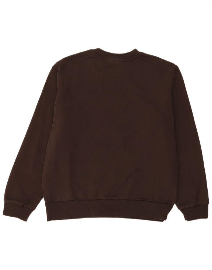Felpa da uomo Lacoste Classic Fit, taglia 5, grande, in cotone marrone