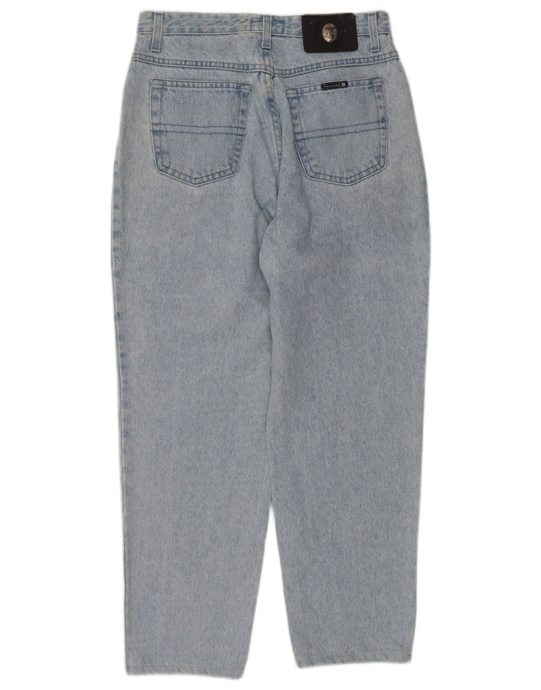 Jeans TRUSSARDI 120 affusolati da donna IT 47 Large W33 L27 Blu cotone