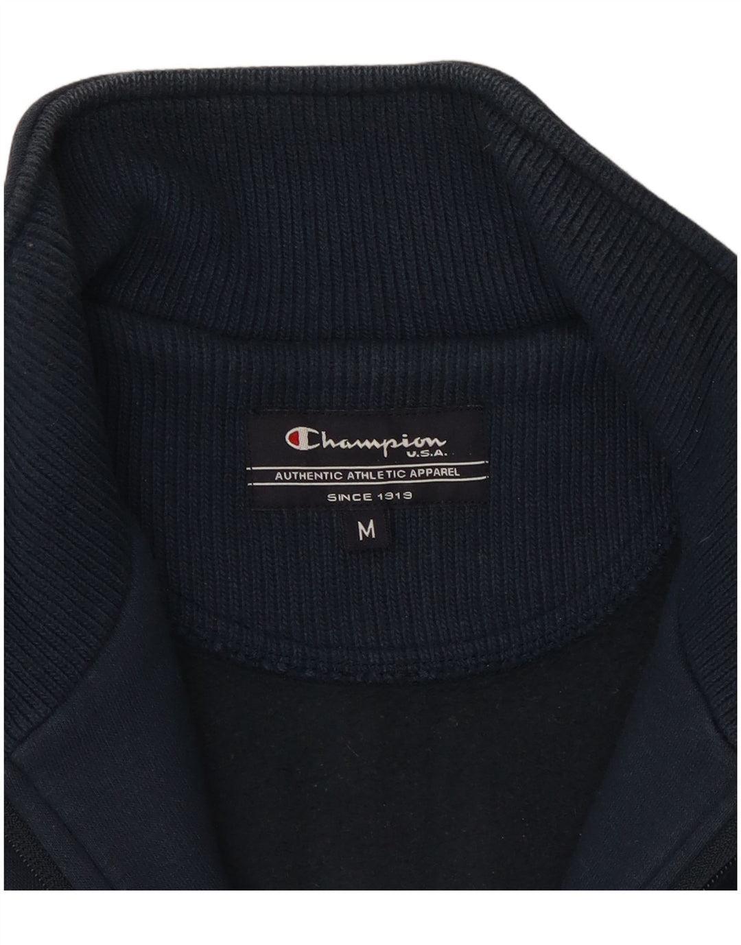 Giacca da tuta da uomo Champion in cotone medio blu navy