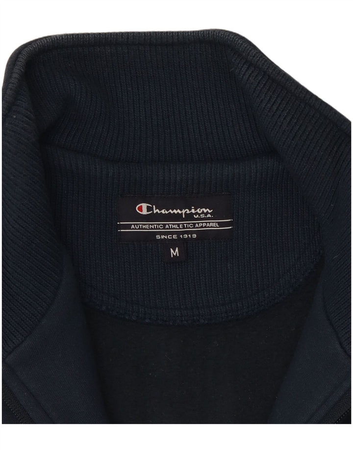 Giacca da tuta da uomo Champion in cotone medio blu navy