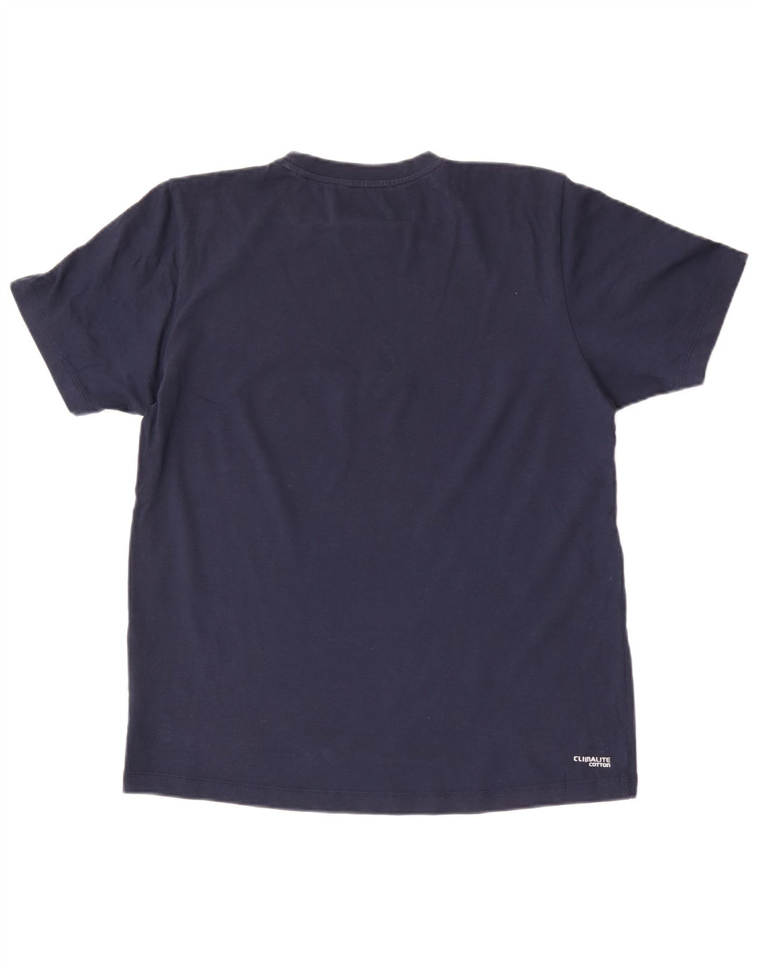 T-shirt grafica da uomo Adidas Top in cotone blu navy medio