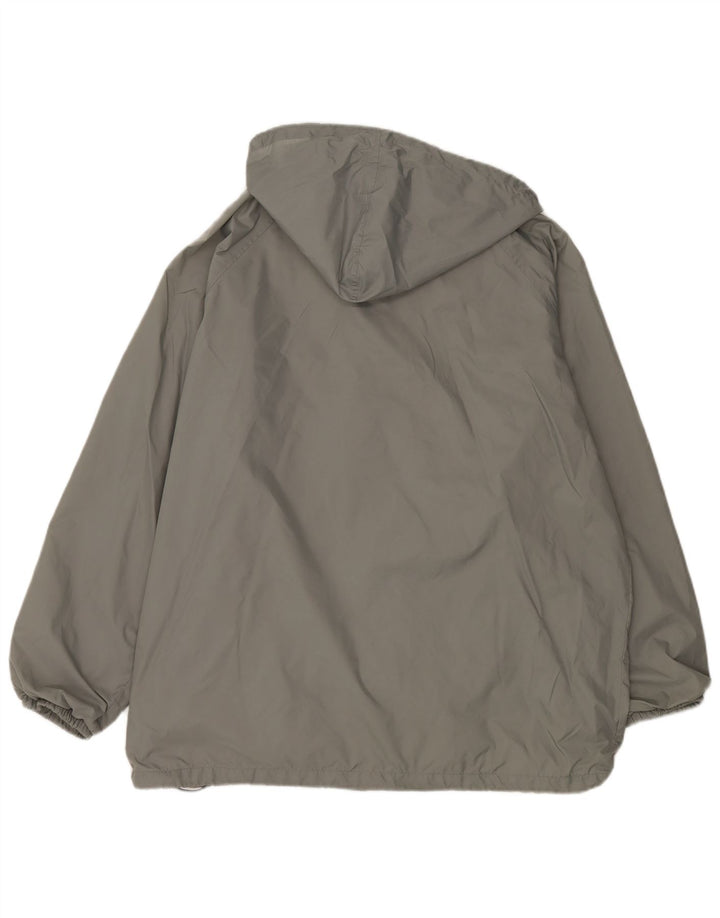 Giacca antipioggia con cappuccio da uomo Champion UK 44 2XL Grigia