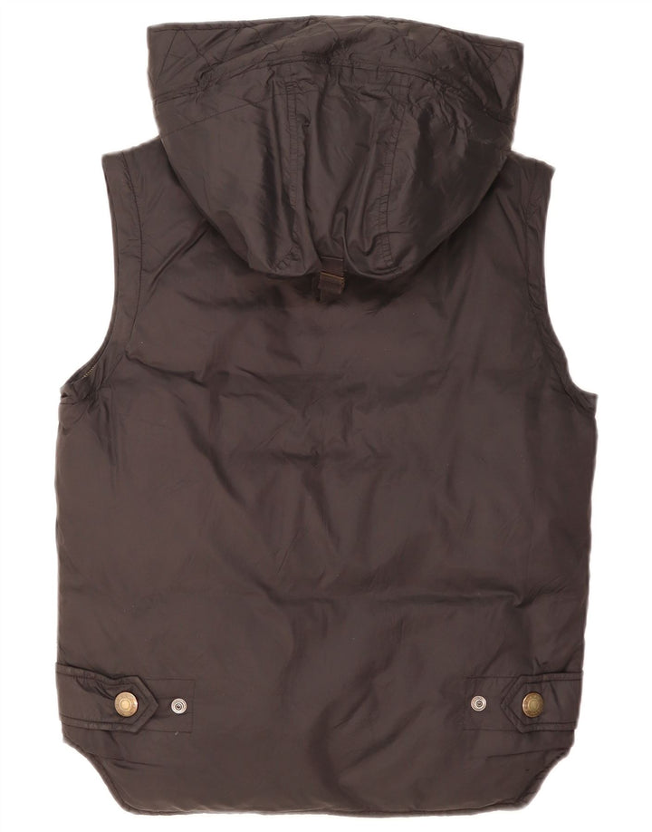 Gilet imbottito con cappuccio da uomo Calvin Klein UK 38 medio nero