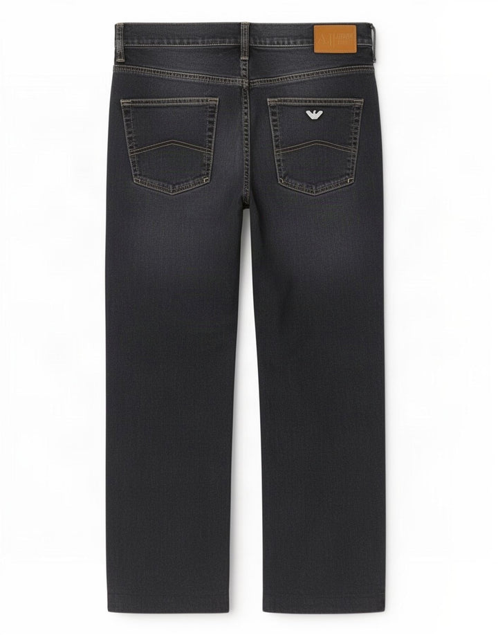 Armani Mens Straight Jeans W38 L27 Navy Blue