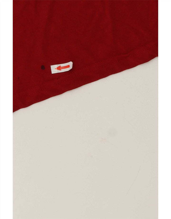 T-shirt grafica Adidas da uomo Indiana Top XL rosso poliestere