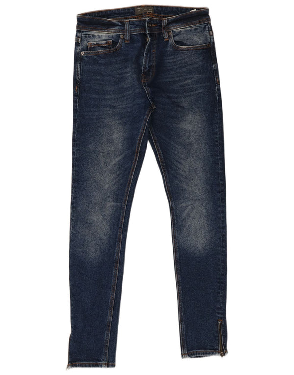 Jeans skinny da uomo Zara EU 38 Small W30 L29 Cotone blu