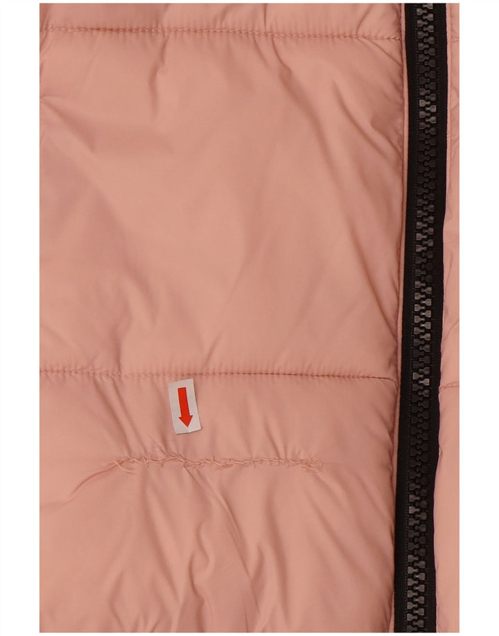 Giacca imbottita con grafica oversize da donna Dkny UK 16 Large Pink Colourblock