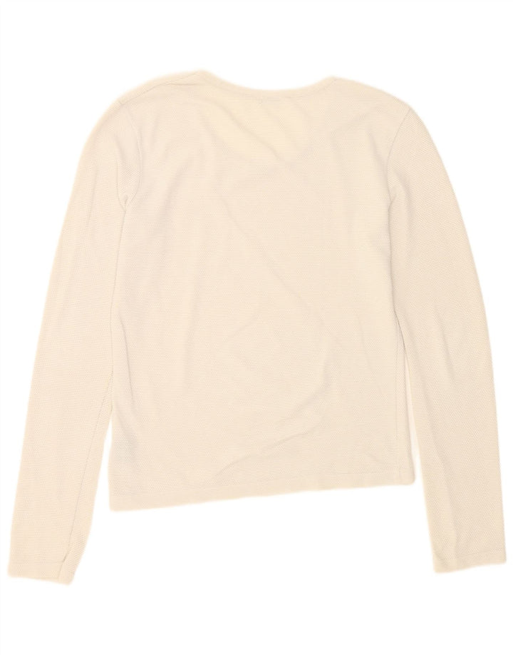 Top da donna a maniche lunghe Guess UK 14 Large Bianco