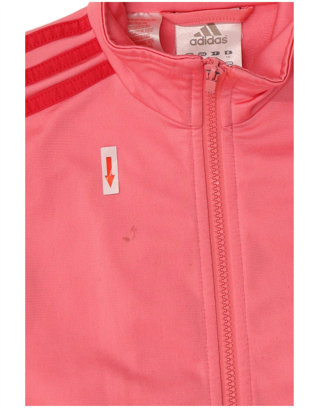Giacca Top Tuta Adidas Bambina 9-10 Anni Poliestere Rosa