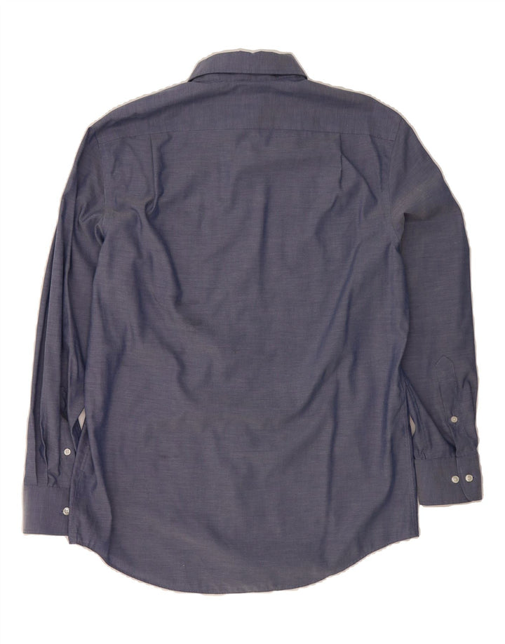 TOMMY HILFIGER Mens Regular Fit Shirt Size 15 1/2 Medium Blue Cotton Vintage Tommy Hilfiger and Second-Hand Tommy Hilfiger from Messina Hembry 