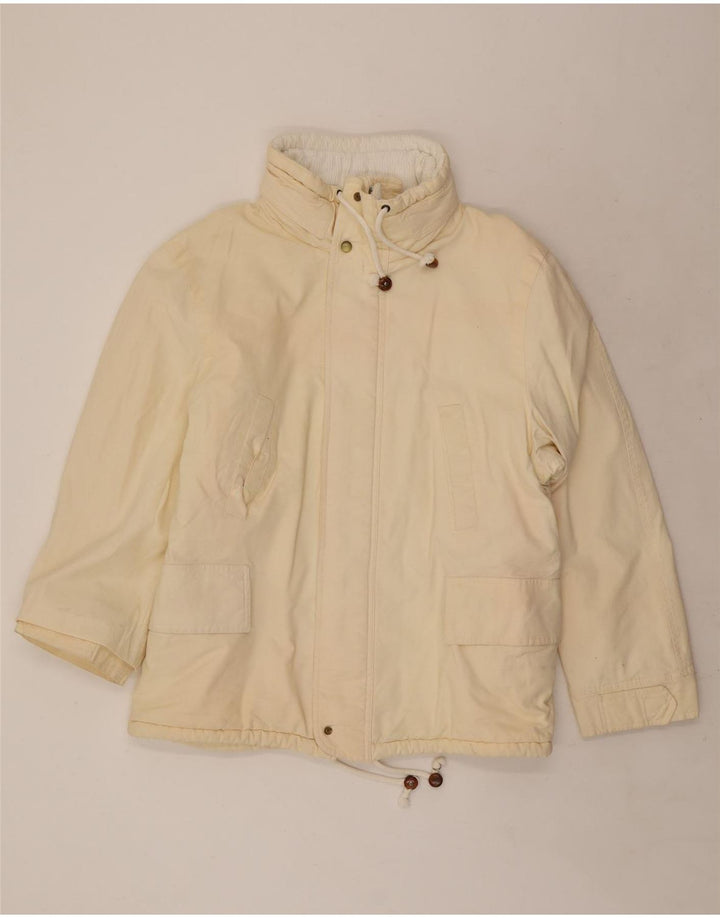 Giacca da uomo con cappuccio Ocean Star IT 54 2XL Cotone bianco sporco