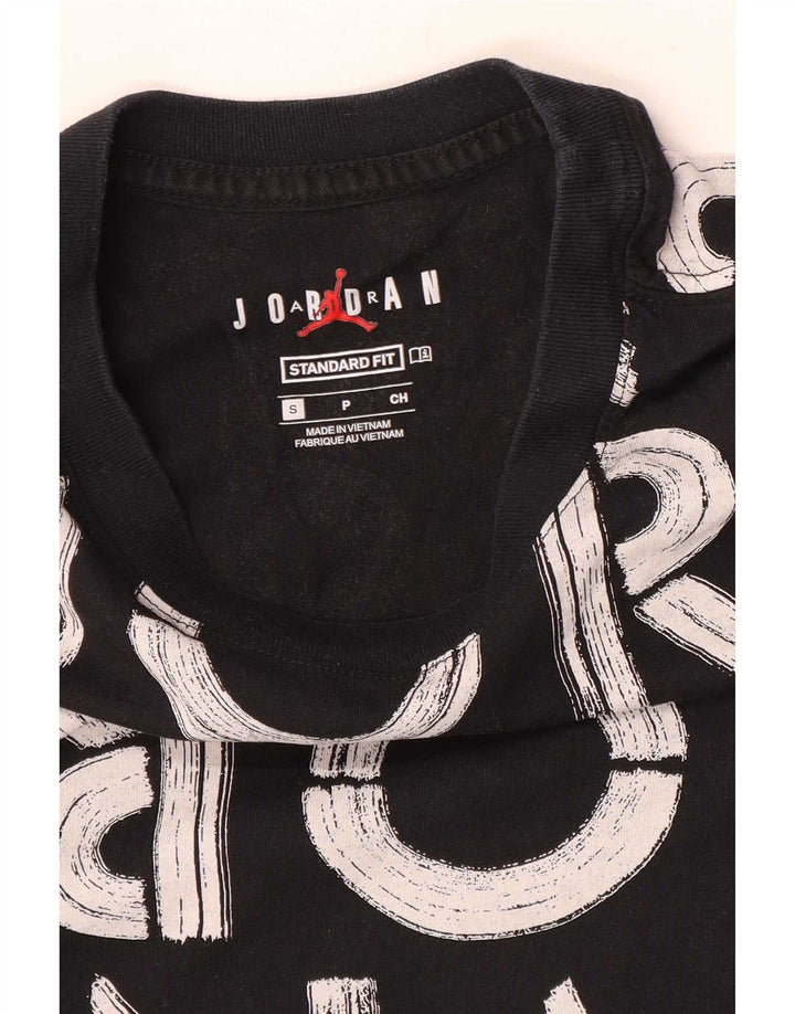 T-shirt grafica Jordan da uomo con vestibilità standard, piccola, nera