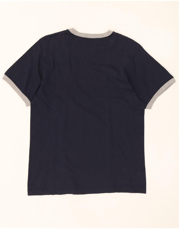 CHAMPION T-shirt da uomo Heritage Classics Top piccola in cotone blu navy