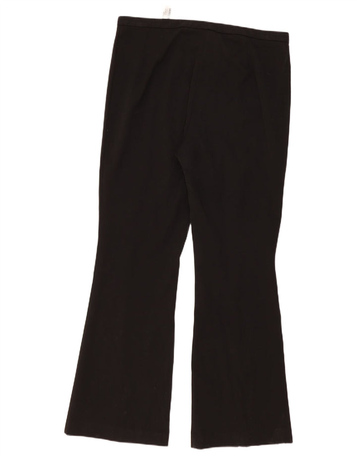 Pantaloni casual Bootcut da donna Zara XL W32 L33 poliestere nero