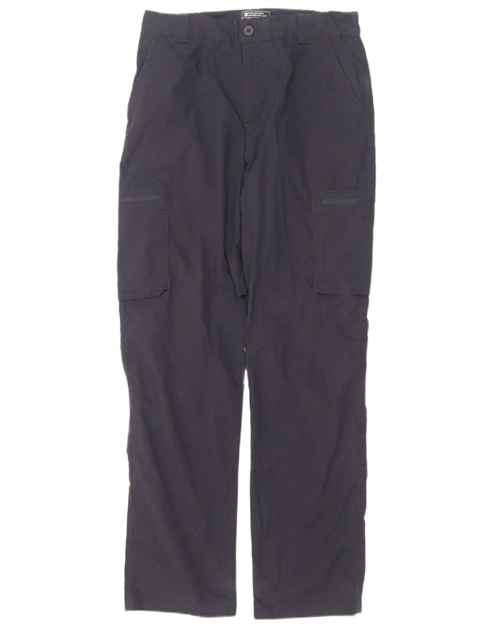 Pantaloni cargo dritti da uomo Mountain Warehouse W30 L31 poliestere blu navy
