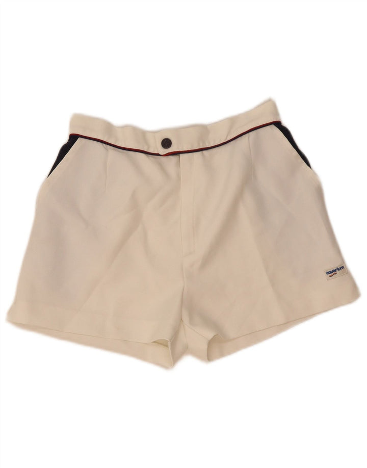Pantaloncini chino da uomo Aquarium W28 color block bianco medio