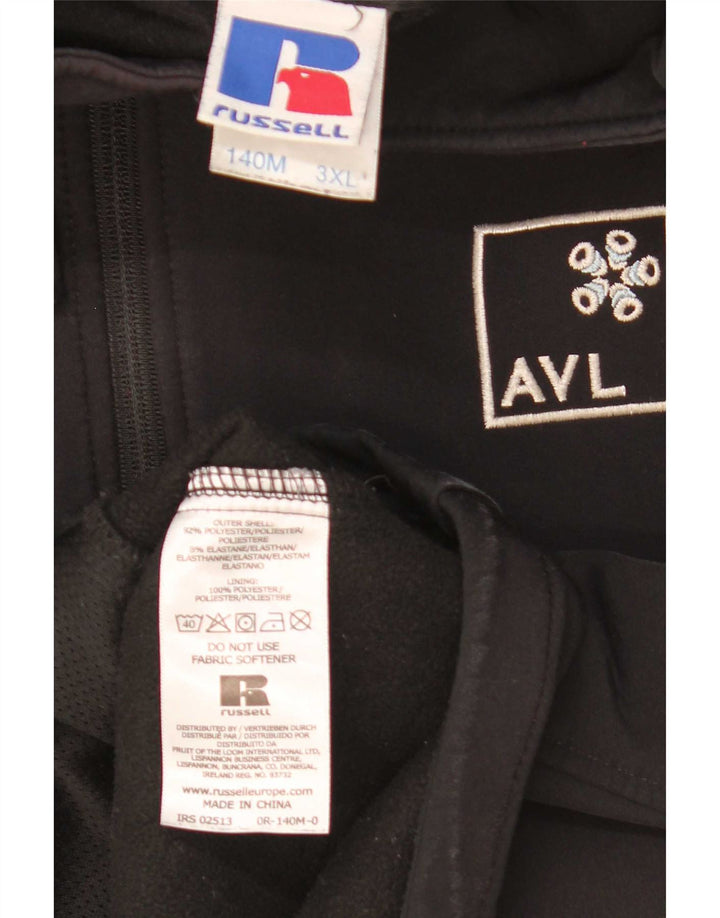 Giacca a vento da uomo Russell Athletic UK 46 3XL poliestere nero