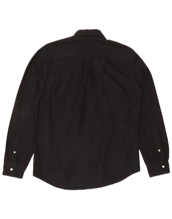 Camicia da uomo Classic Fit American Eagle in cotone nero medio