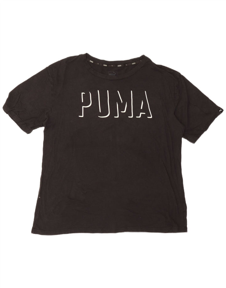 T-shirt grafica oversize da donna PUMA UK 16 Large Nera