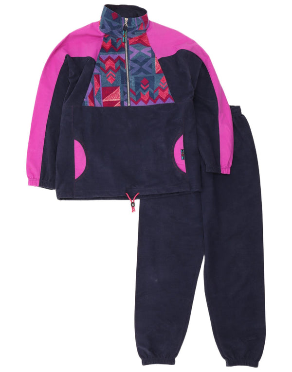Tuta intera da uomo Terinda, vestibilità rilassata, media, blu navy, color block sportivo
