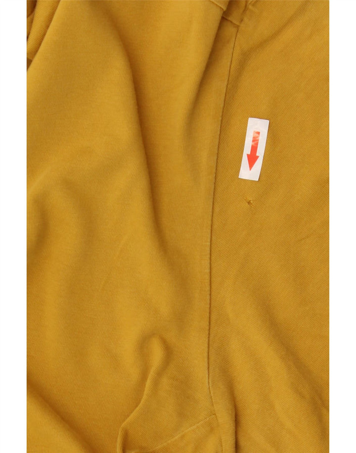 T-shirt grafica da uomo Puma Top grande in cotone giallo