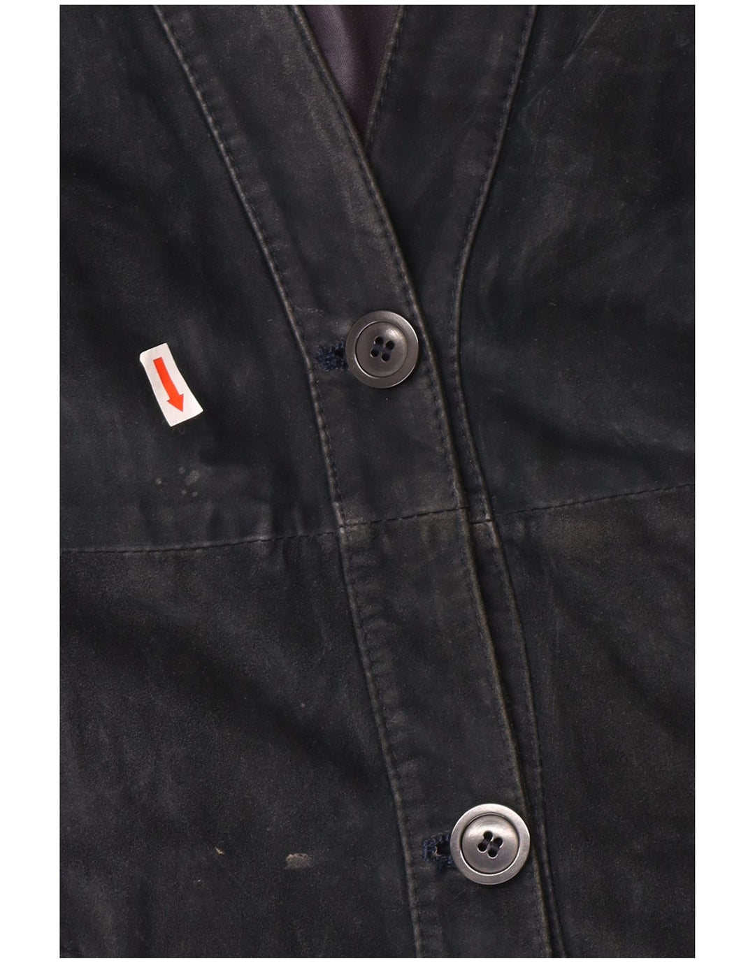 Giacca in pelle scamosciata da donna Nazareno Gabrielli IT 44 Medio Blu Navy