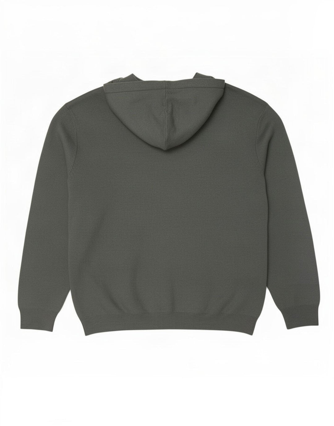 Maglione con cappuccio da uomo Zara grande in viscosa grigia