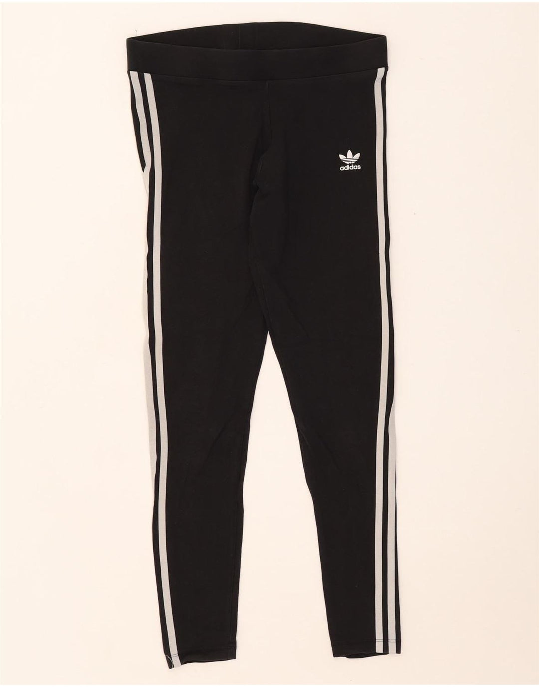 Leggings Adidas da donna UK 12 medio nero cotone