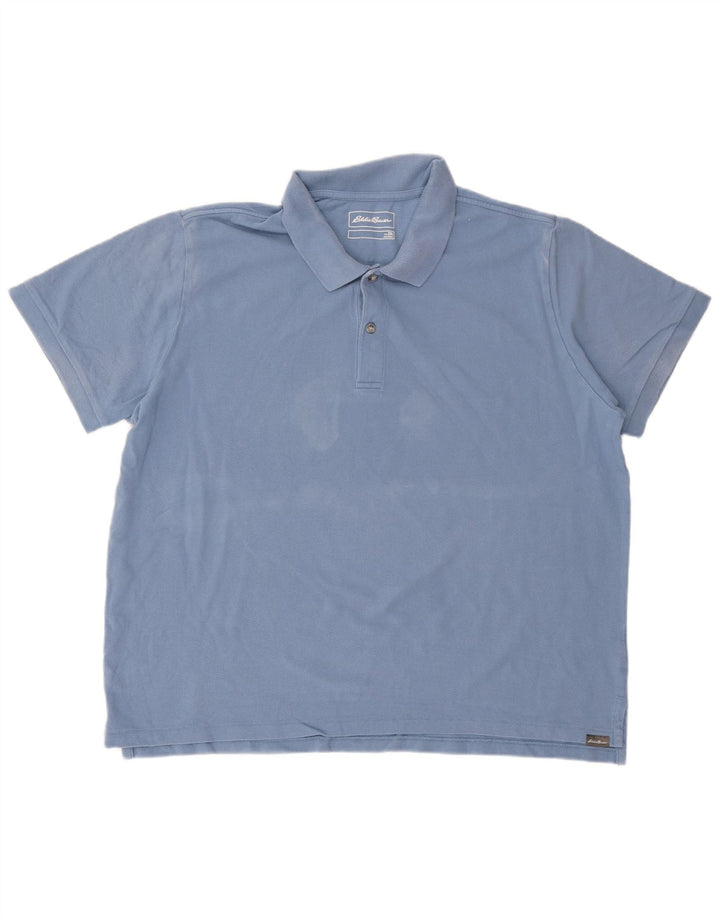 Polo da uomo Eddie Bauer 2XL in cotone blu