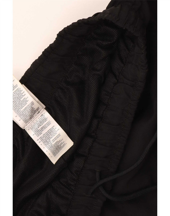 Pantaloncini sportivi Adidas Climalite da uomo grandi in poliestere nero