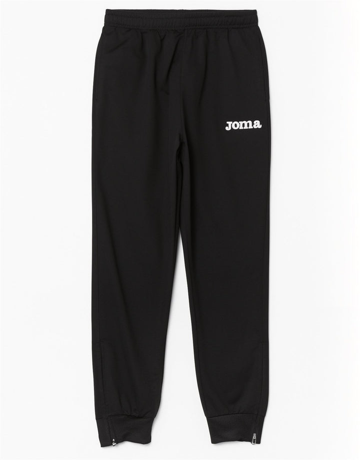 Joma Pantaloni da tuta da uomo Joggers Medium Nero Poliestere Sportivo