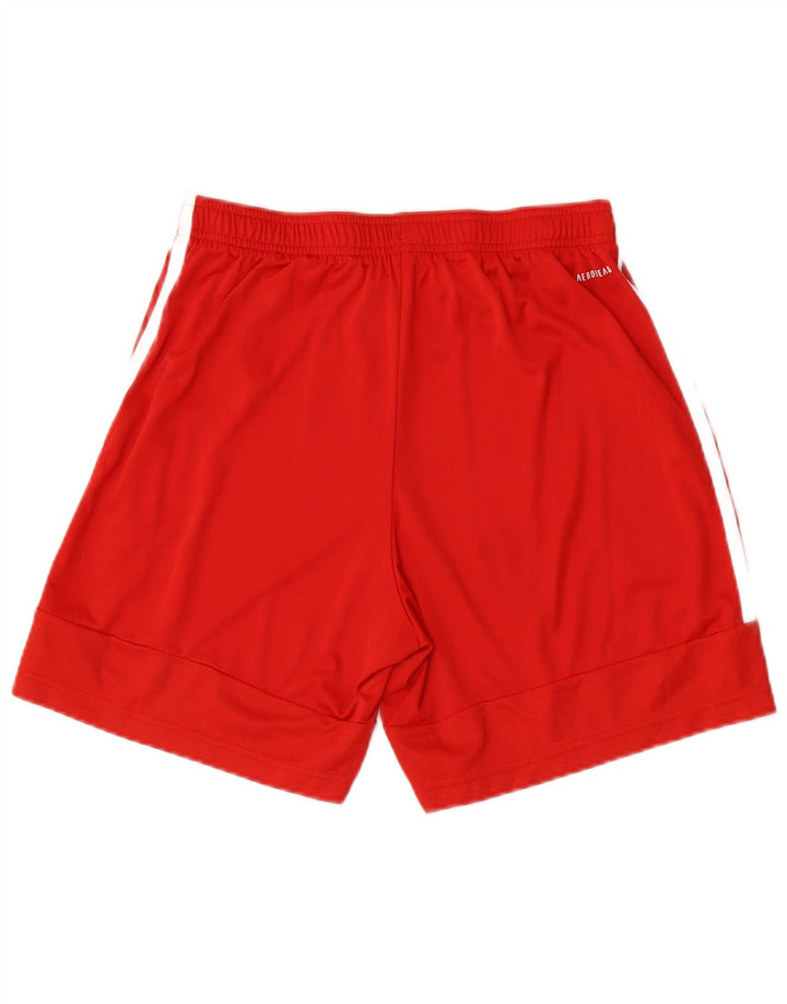 Pantaloncini sportivi Adidas Aeroready da uomo in poliestere rosso medio