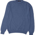 Maglione maglione girocollo da uomo Liberto IT 52 Large Blue Wool
