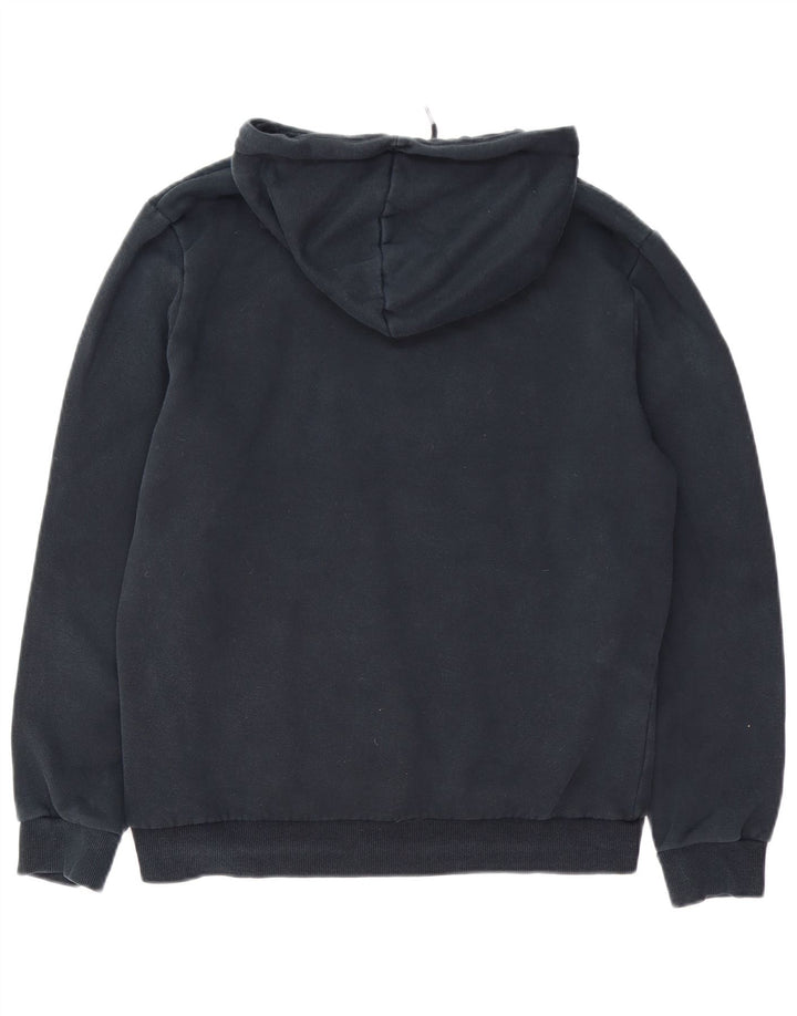Felpa con cappuccio da uomo Puma media cotone nero