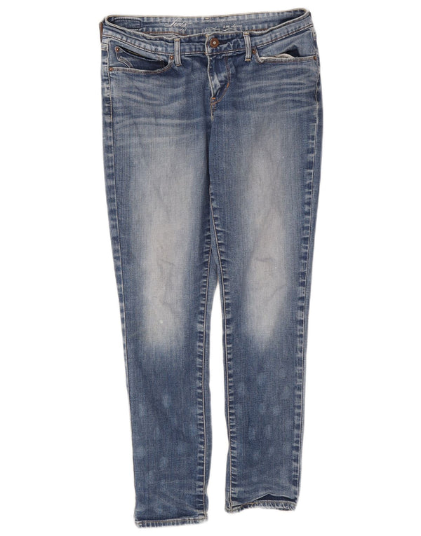 Jeans slim da donna Levi's W28 L30 cotone maculato blu