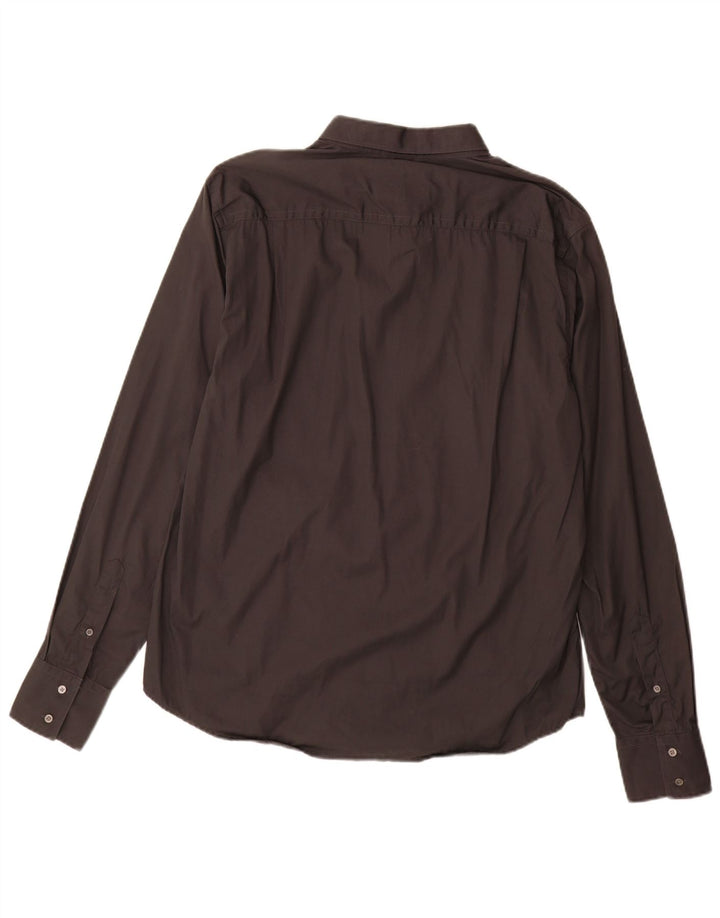 Camicia da uomo Superdry 2XL in cotone grigio