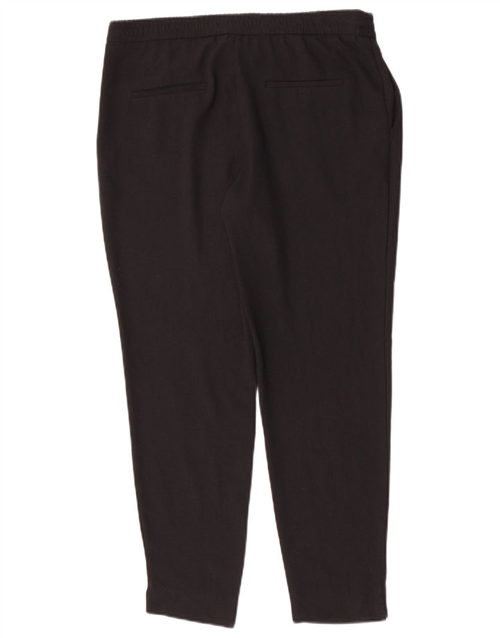 Pantaloni chino slim da donna Zara piccoli W30 L27 poliestere nero