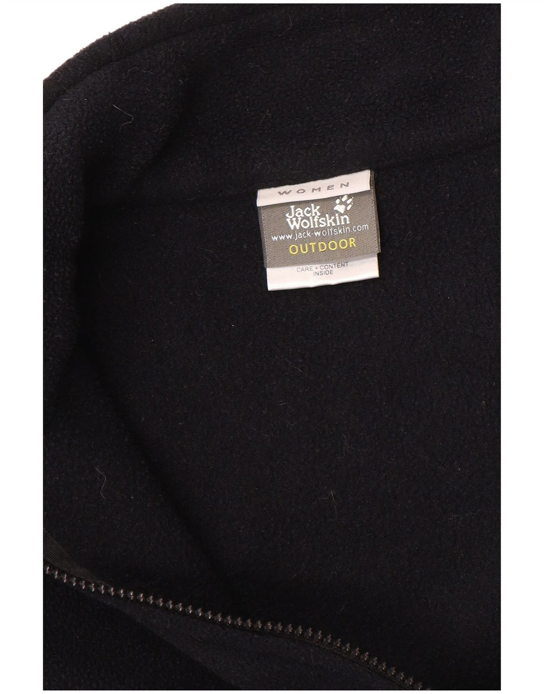 Giacca in pile foderata da donna Jack Wolfskin UK 18/20 XL poliestere nero