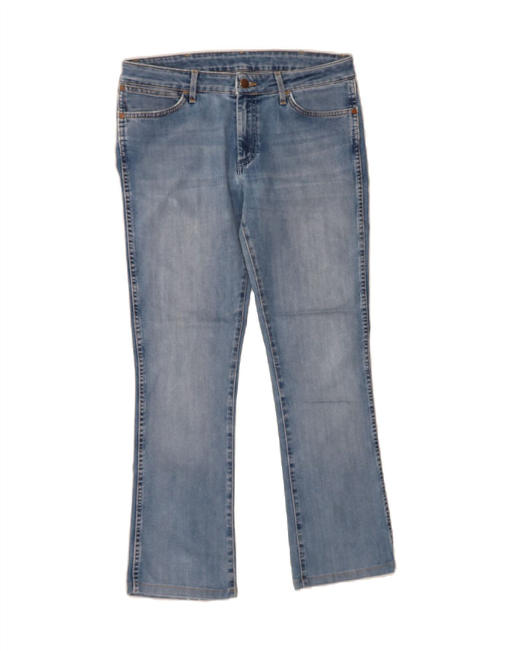 WRANGLER Womens Iris Bootcut Jeans W32 L29 Blue Cotton Vintage Wrangler and Second-Hand Wrangler from Messina Hembry 