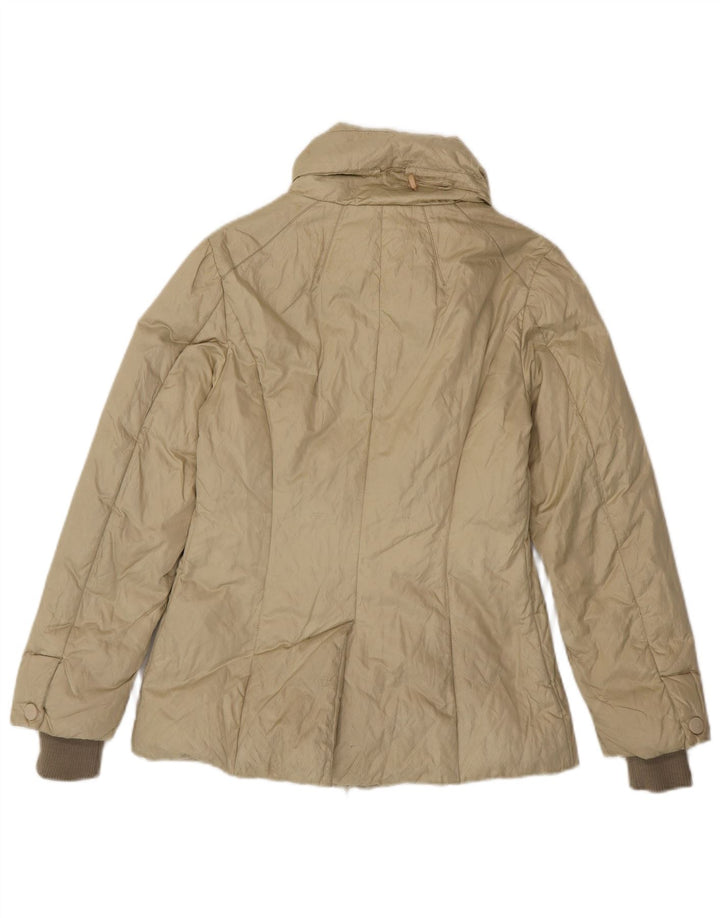 Max & Co. Giacca imbottita da donna UK 8 Small Beige Poliestere