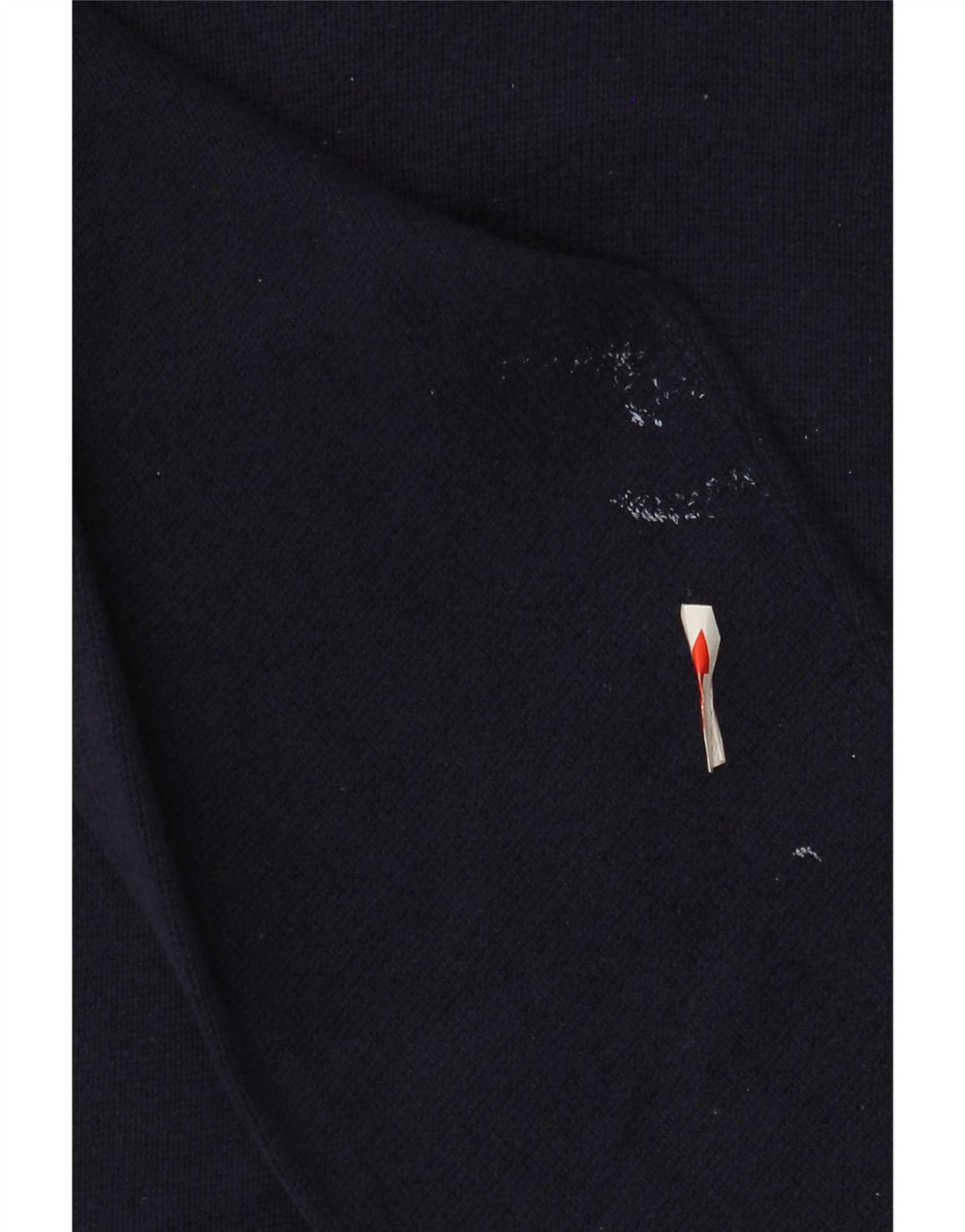 Maglione da uomo con scollo a V Marks & Spencer in cotone blu navy medio
